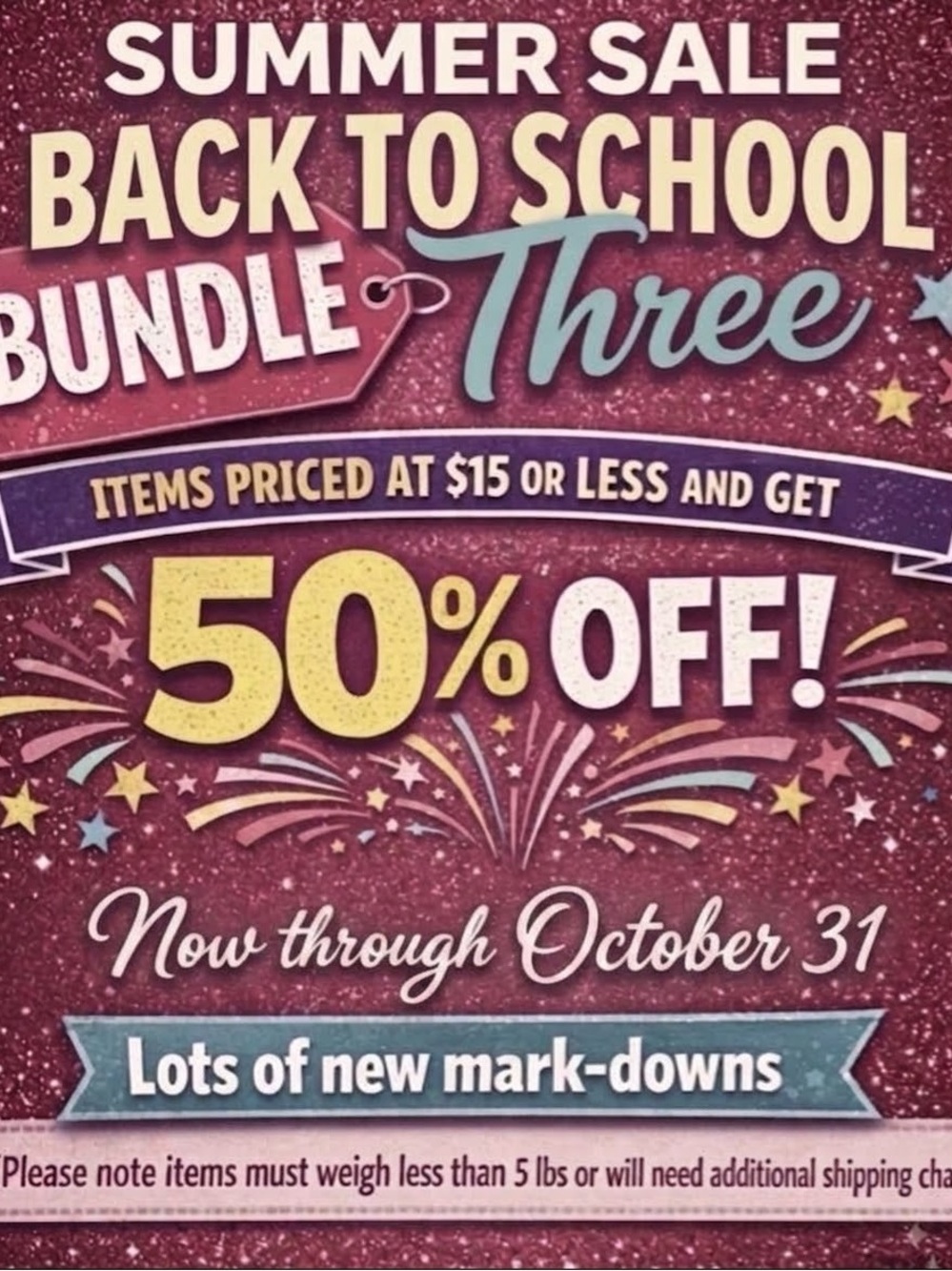 Promotional Offer Sign